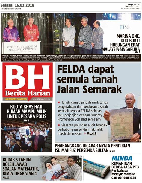 Berita Harian Malaysia-16 January 2018 Magazine
