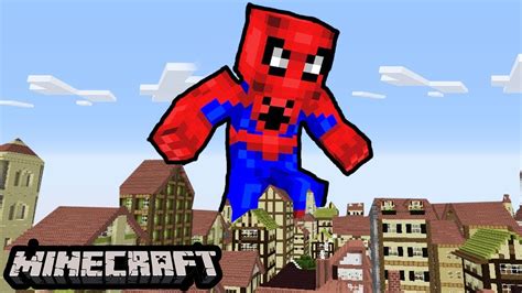 Gigantyczny Spiderman Minecraft Youtube