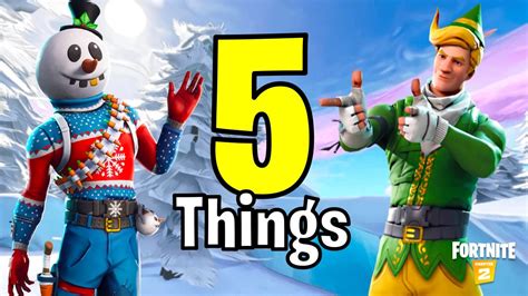 Season 5 guide features a roundup of all of the available information you will want to know about the new season of the battle pass. 5 things Fortnite should bring back this Christmas ...