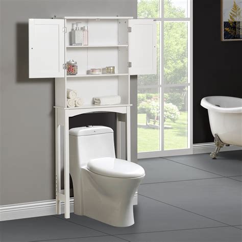 Enyopro Over The Toilet Space Saver Bathroom Storage Cabinet Toilet