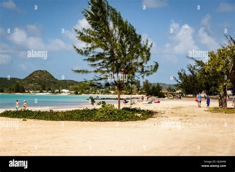 Jolly Beach Jolly Harbour Antigua Stock Photo Alamy