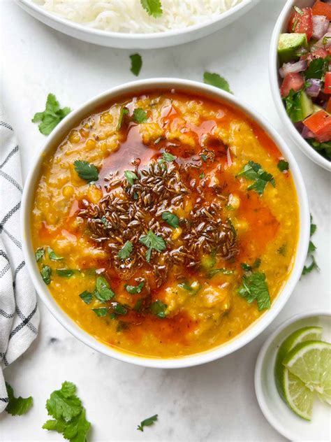 Instant Pot Masoor Dal Red Lentils Indian Veggie Delight