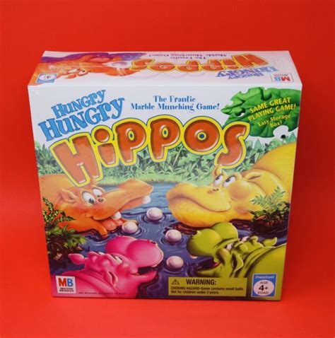 2005 Hungry Hungry Hippos Marble Board Game Milton Bradley Brand New