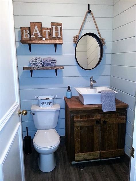 If you want to bring a fresh new look to the bathroom, an easy vanity upgrade can make any bathroom happy and bright without breaking the bank. Cheap Achievements with Recycled Wooden Pallets | Wood Pallet Furniture