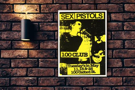 Sex Pistols Vintage Gig Poster Etsy