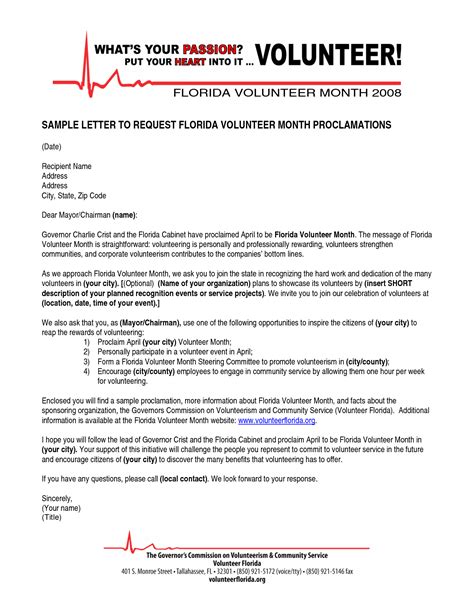 Letter For Volunteer Service Hours Database Letter Template Collection