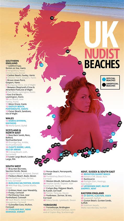 UK Nudist Beaches Top Naturist Hotspots In England