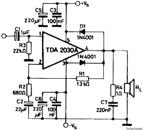 Circuit diagram subwoofer filter circuit. TDA Amplifier Circuits