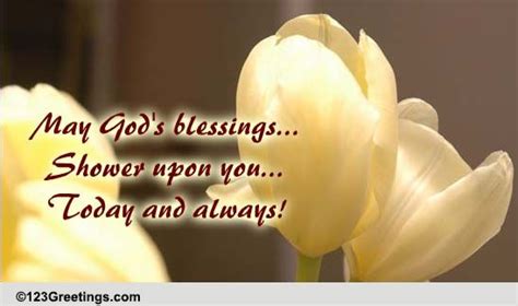Gods Blessings Free Blessing You Ecards Greeting Cards 123 Greetings