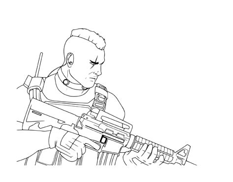 Dessin Call Of Duty Coloriages Imprimer