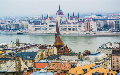 Download Hungary Hungarian Parliament Building Man Made Budapest 4k