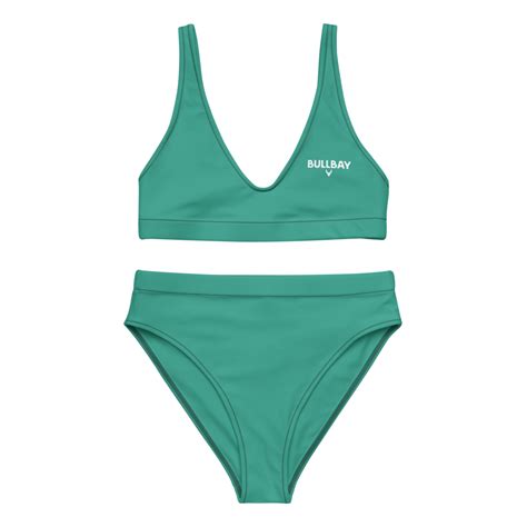 Coastal Green High Waisted Bikini Bullbay Brand
