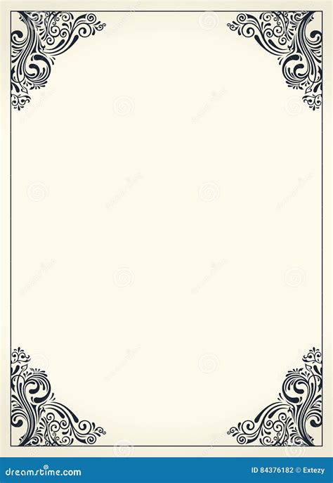 Wedding Card Frame Border Vector Weddingcards