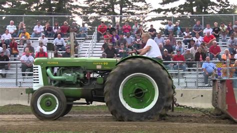 Oliver Super 99 Deerfield Fair Antique Tractor Pull 2011 Youtube