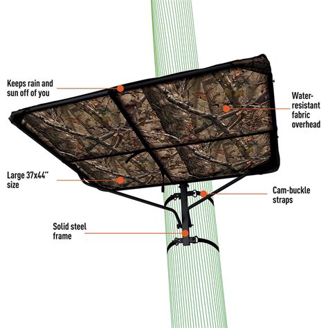 With all of our products and designs, we maintain a laser focus on safety and comfort with a strong commitment to value. Sniper Universal Tree Stand Umbrella - 637028, Tree Stand ...