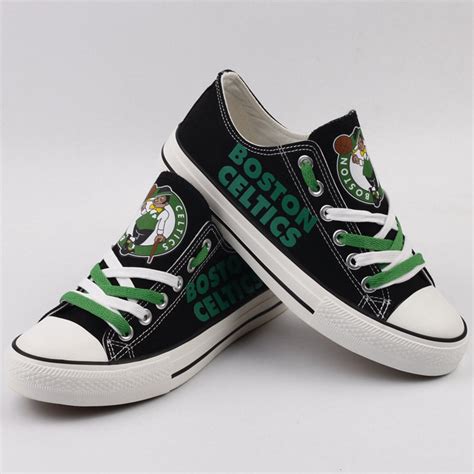 Boston Celtics Shoes For Nba Fans Basketball Team Sneakers Etsy