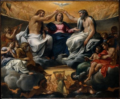 The Coronation Of The Virgin Annibale Carracci Artwork On Useum