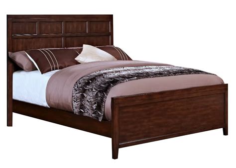 New Classic Ridgecrest King Panel Bed In Distressed Walnut