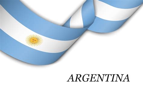 Lazo Con Diseño De Bandera De Argentina Vector Gratis