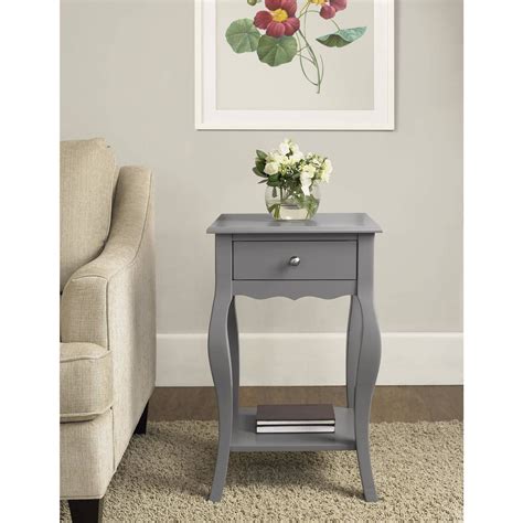 Ameriwood Home Kennedy Accent Table Gray