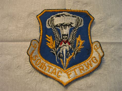50th Tactical Fighter Wing Patch Early 60s Usaf Fighter Air Force