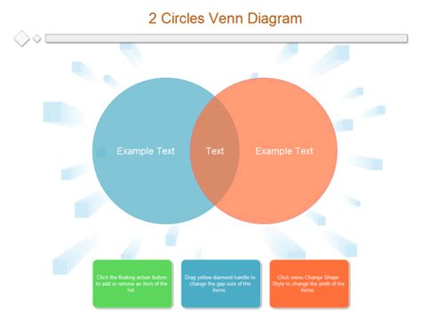 2 Circles Venn Diagram Templates And Examples