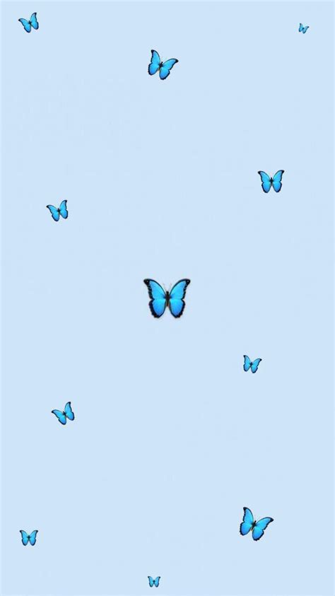 Find blue aesthetic wallpapers hd for desktop computer. Blue Aesthetic Butterfly Wallpapers - Wallpaper Cave