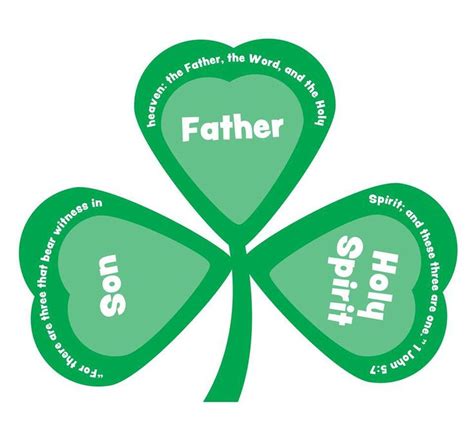 Father Son And Holy Spirit St Patricks Day Pinterest