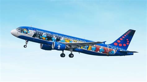 Brussels Airlines Unveils Aerosmurf Aircraft Business Traveller