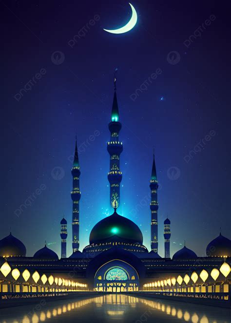 Latar Belakang Background Masjid Terindah Di Malam Hari Gambar