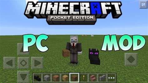 Pc Mod Into Mcpe Pc 19 Mod Full Review Minecraft Pe 0121 Youtube