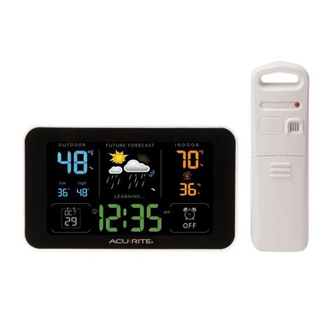 Has been added to your cart. AcuRite Digital Weather Forecaster with Alarm Clock ...