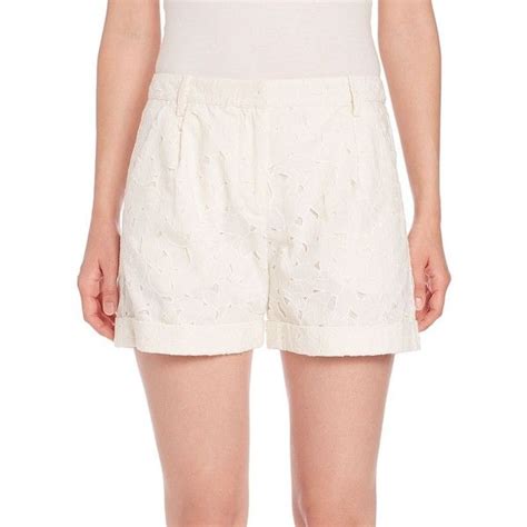 Sonia By Sonia Rykiel Heart Embroidered Shorts Embroidered Shorts