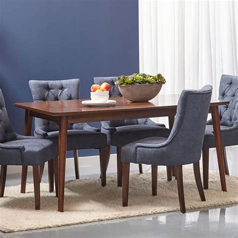 39.5 wide x 39.5 deep x 28.5 inches high; Draper Mid-Century Modern Dining Table Pulaski Furniture ...