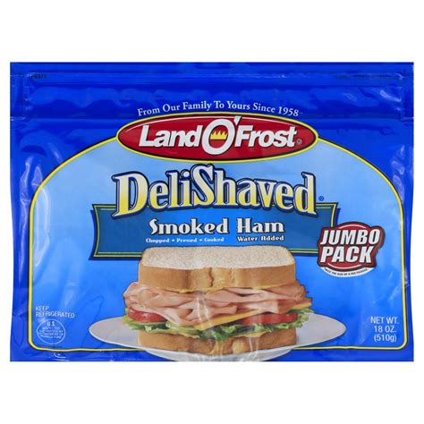 Deli Shaved Smoked Ham Land Ofrost 18 Oz Delivery Cornershop By Uber