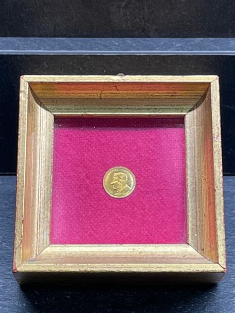 The Smallest Gold Coin In The World 333 8 Kt Gold Catawiki