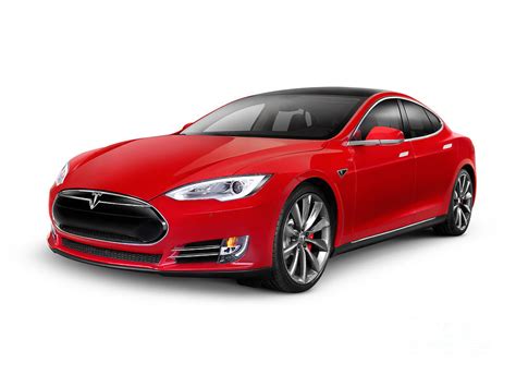 Tesla Model S Red Luxury Electric Car Photograph By Maxim Images