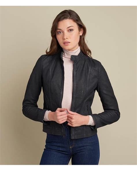 Wilsons Leather Cindy Genuine Leather Jacket In Black Lyst