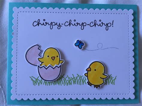 Lawn Fawn Chirpy Chirp Chirp Cool Cards Diy Cards Paper Craft
