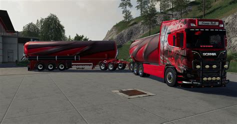 Moд Scania Bulk And Trailer V10 для Farming Simulator 2019 Fs 19