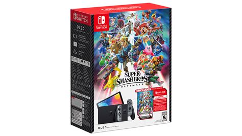 Nintendo Switch Oled Model Super Smash Bros Ultimate Bundle