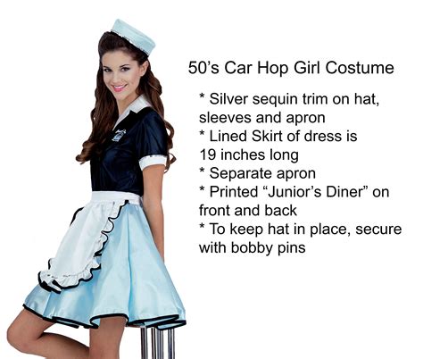 Rubies Costume Fabulous 50s Car Hop Girl Costume Funtober