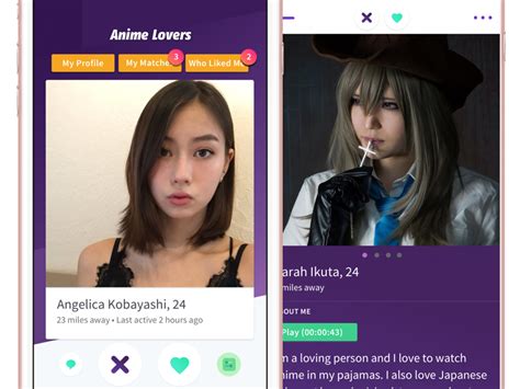 Anime Lovers Dating App For Anime Fans By Andrew Lee On Dribbble
