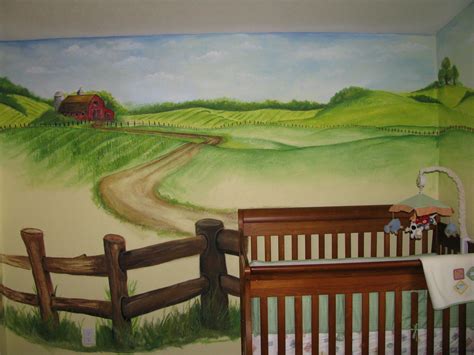 Barn Farm Nursery Mural Farm Room Farm Nursery Church Nursery Garden