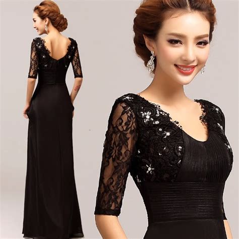 Dress yang sangat berkualiti tinggi dengan harga yang mampu milik. Elegant Sleeves Lace Dinner Dress :: My Gown Dress