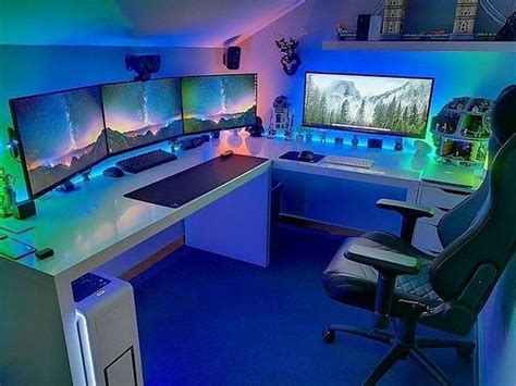Awesome Game Room Decor Ideas Video Game Rooms Computer Gaming Room