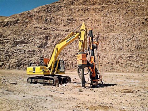 Excadrill Excavator Mounted Drilling Attachments Junttan
