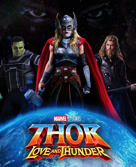 Thor Love And Thunder Poster Thor Marvel Marvel Studios