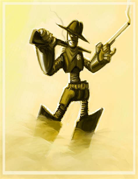Cowboy Robot By Faxtar On Deviantart