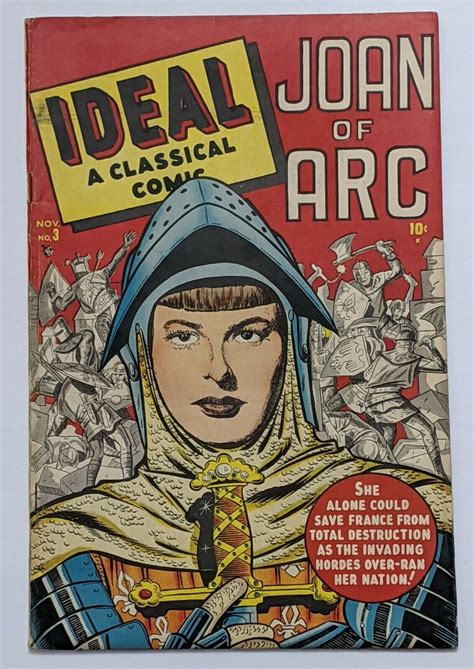 Ideal 3 Joan Of Arc Nov 1948 Timely Vg 4 0 Used In Seduction Of The Innocent Cream To Off